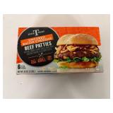 C. 2lbs(6x 1/3lb) Beef Patties-uncured bacon & cheddar