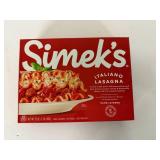 EE. 2lbs Simeks Italiano Lasagna