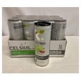 12x 12oz Green Apple Cherry Celsius-Sparkling