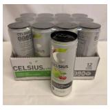 12x 12oz Green Apple Cherry Celsius-Sparkling