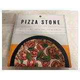 Heritage Black Ceramic Pizza Stone with Cutter