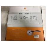 Heritage Black Ceramic Pizza Stone with Cutter