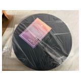 Heritage Black Ceramic Pizza Stone with Cutter