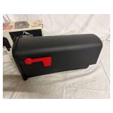 Gibraltar Parson Black Plastic Mailbox