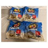 4 x 6 Pack of Pirates Booty White Cheddar Popcorn