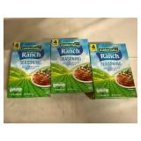 4 Boxes of Hidden Valley Ranch Seasoning
