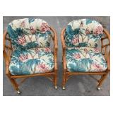 A Pair of Henry Link Rattan Chairs