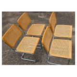 Rattan and Metal chairs