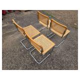 Rattan and Metal chairs