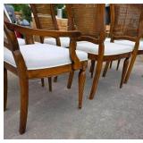6 Thomasville Cane- back chairs