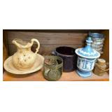 Antique Pitcher, Crocks and Vase Collection