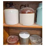 Antique Pitcher, Crocks and Vase Collection