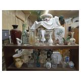 30 piece Lot of Glass Vases, Bottles and Pitchers