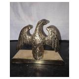 Vintage Virginia Metalcrafters Brass Eagle Bookends