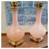 Pink Opaline Lamps