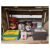 Vintage Tin can Collection