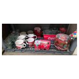 Large Lot of Coca-Cola Items