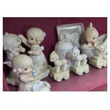 Vintage Lot of Figurines ( Precious Moments, Enesco, HOMCO, exc.)