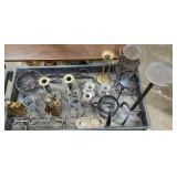 Vintage to new metal candle holders