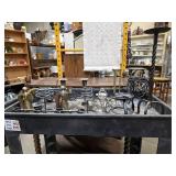 Vintage to new metal candle holders