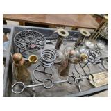 Vintage to new metal candle holders