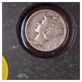 5-Mercury Silver Dimes