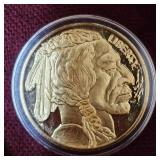 2011 Gold Plated Buffalo Dollar