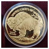 2011 Gold Plated Buffalo Dollar
