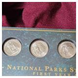 1st Year Issue National Parks 25c