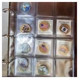 War of 1812 Coin Set 50c and Civil War Battle Flags 50c