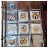 War of 1812 Coin Set 50c and Civil War Battle Flags 50c