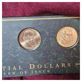 2-Presidential Dollar Sets