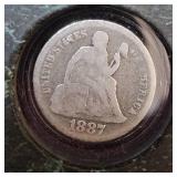 1887 Liberty Seated Dime