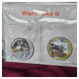 10 World War II 50c Coins