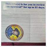 6 Legends of the West 50c Coins and 4 WW I Coins