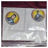 6 Legends of the West 50c Coins and 4 WW I Coins