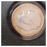 7 Roosevelt Dimes, 5 are Silver