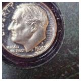 7 Roosevelt Dimes, 5 are Silver