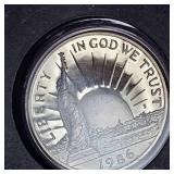 Washington Commemorative Half Dollar and Statue of Liberty Commemorative Half Dollar