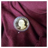 Gold Plated Washington $1 1932 Tribute