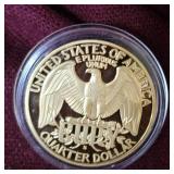 Gold Plated Washington $1 1932 Tribute