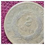 1865 Two Cent Piece