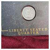 1891 Seated Liberty Quarter, Very Nice
