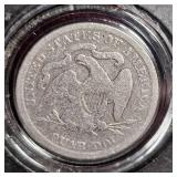 1891 Seated Liberty Quarter, Very Nice