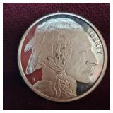 1 oz Big Chief/Buffalo Silver Round