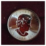 2021 Canadian Maple Leaf 1 oz Silver Coin