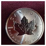 2021 Canadian Maple Leaf 1 oz Silver Coin
