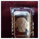 1 oz Liberty Chief/Buffalo Bar(.999)Silver