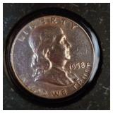 1958 Franklin 50c