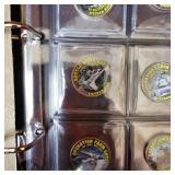 2-Binders Vietnam War 50c-Color Gilded Coins